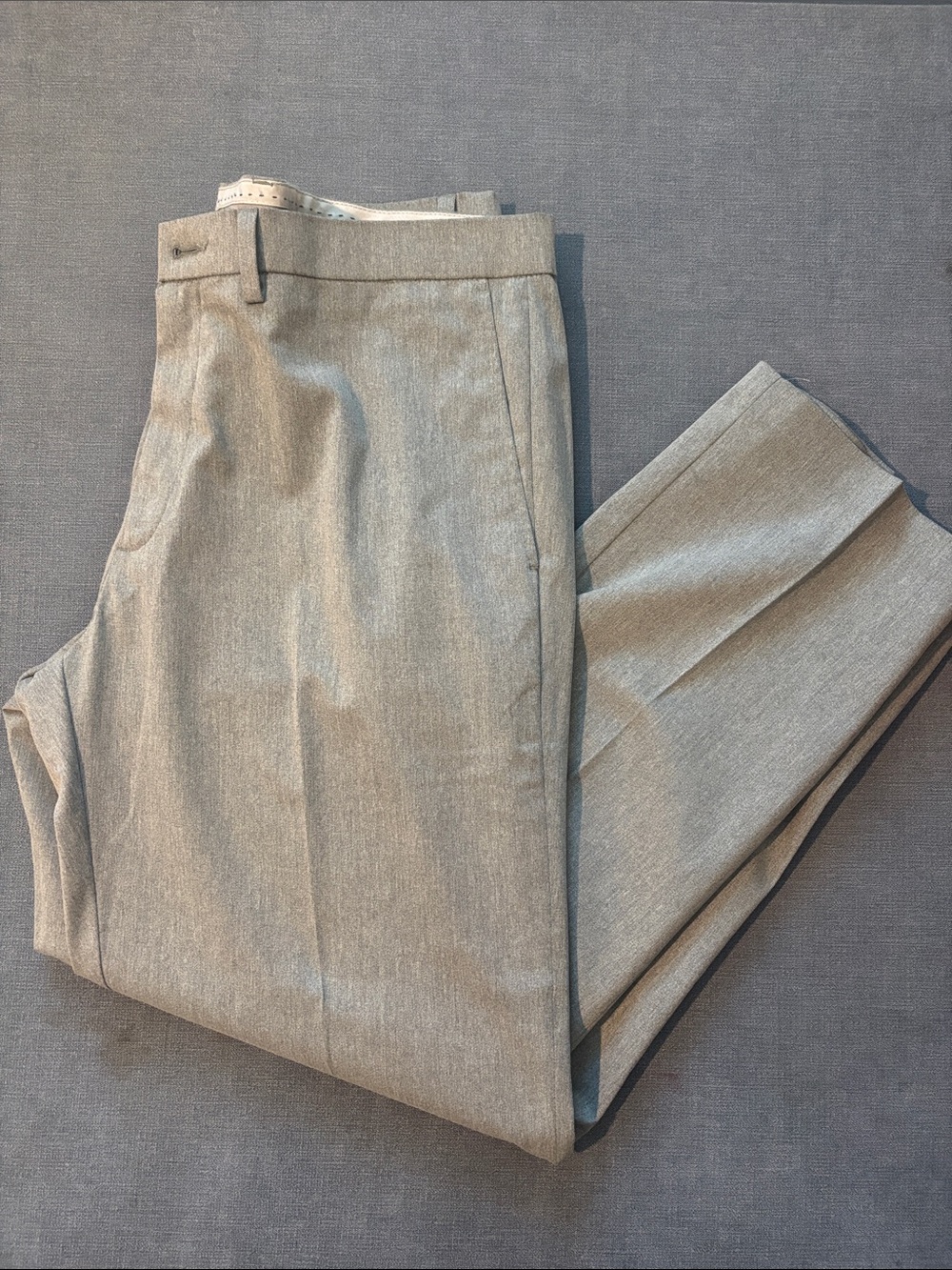 Men's Classic Gray Dress Pants - Tailored Fit
